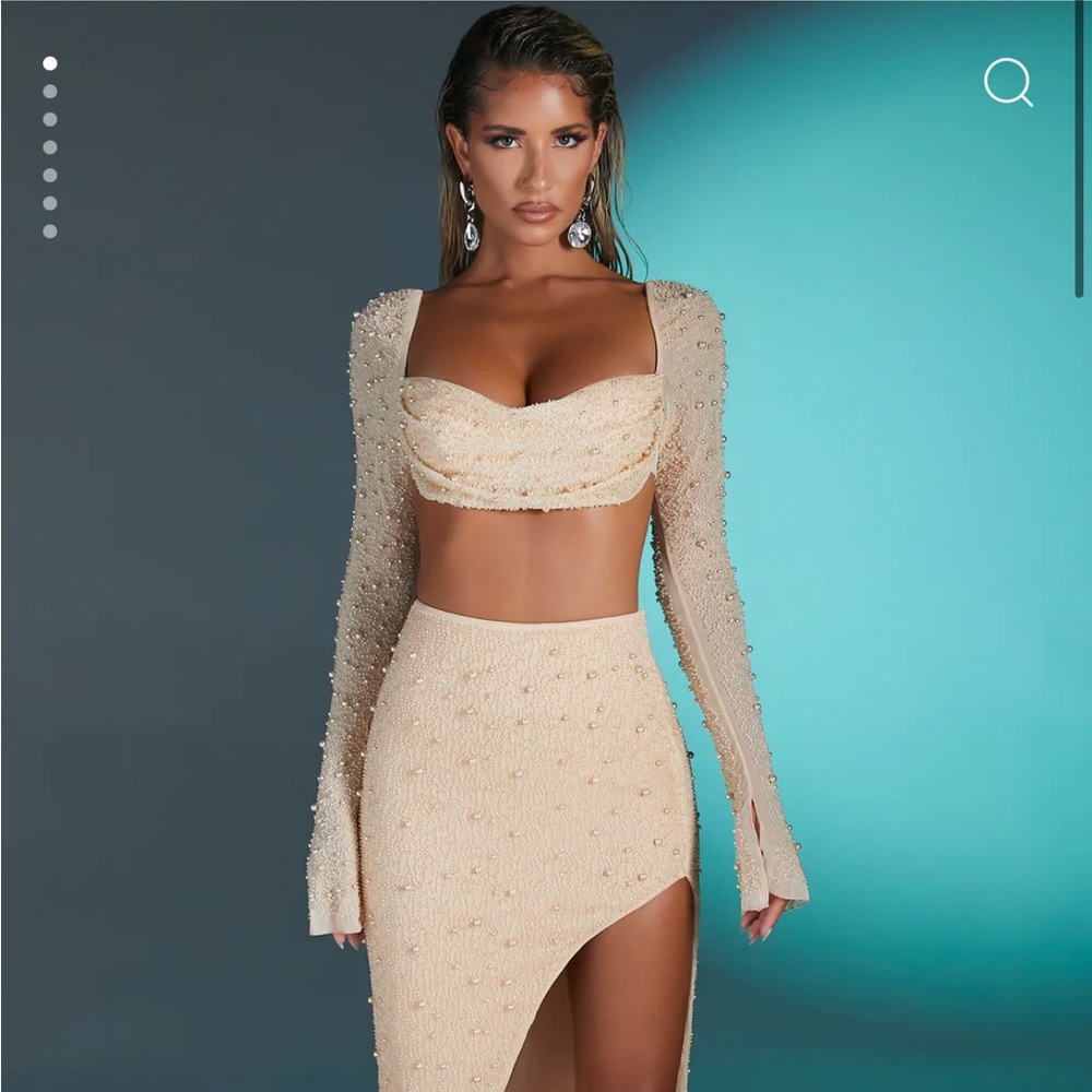 ❌SOLD ❌Oh Polly Bordeaux Skirt & La Desirade Top